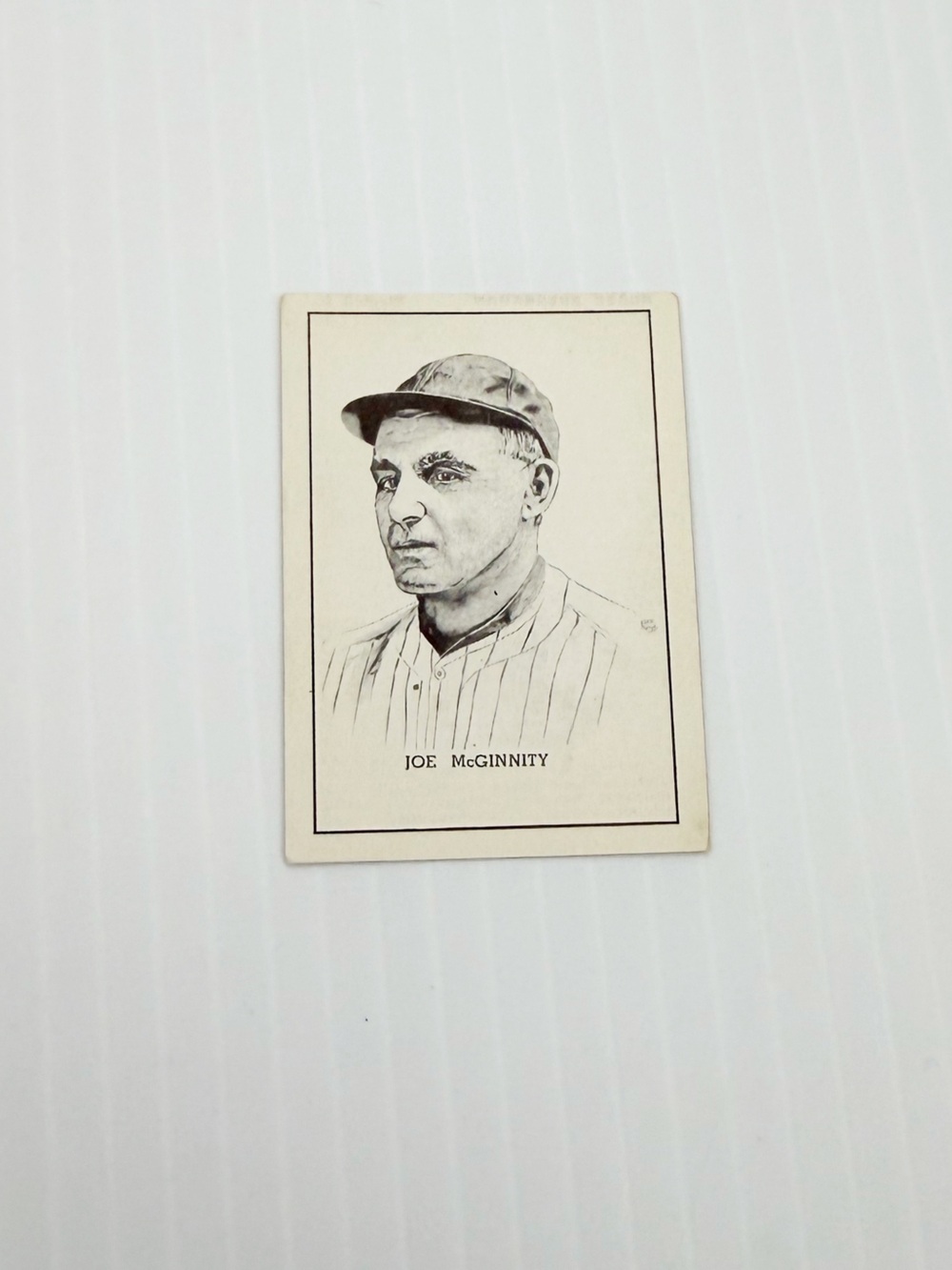 Vintage 1950 Callahan Hall of Fame Joe McGinnity Baseball Trading Card